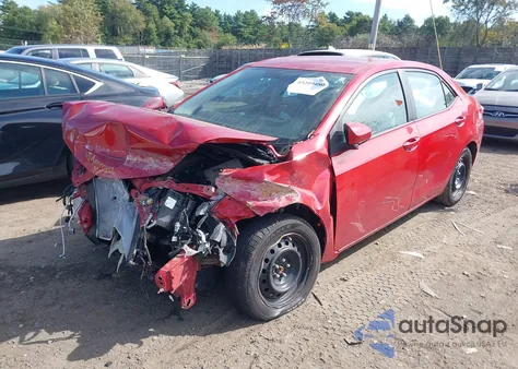 2014 Toyota Corolla Le из США, поврежденный, VIN 2T1BURHE1EC218818